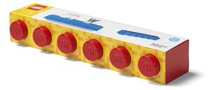 Dječja crvena zidna polica LEGO® Sleek