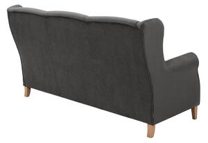 Antracit baršunasta sofa Max Winzer Lorris, 193 cm