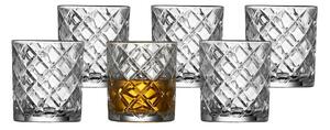 Set od 6 čaša za viski Lyngby Glas Diamond, 350 ml