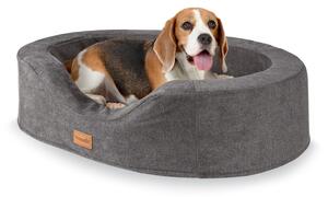 Brunolie Lotte, krevet za psa, jastuk za psa, perivi, ortopedski, protuklizni, prozračni, memorijska pjena, veličina M (80 x 20 x 60 cm)