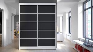 Zondo Ormar s kliznim vratima IV (bijela + crna) (bez rasvjete). 1059134