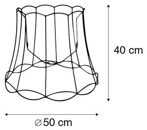Metalni abažur crni 50/40 - Granny Frame