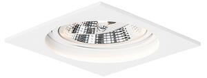 Set od 6 Moderno ugradbeno spotno bijelo podesivo - Chuck 111