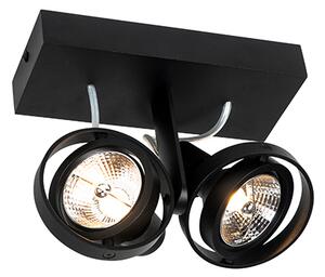 Moderno reflektorsko svjetlo crno 2-svjetla - Master 70