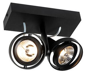 Moderno reflektorsko svjetlo crno 2-svjetla - Master 70