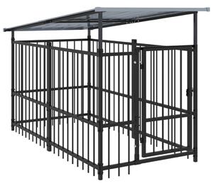 VidaXL Vanjski kavez za pse s krovom čelični 1,88 m²