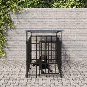 VidaXL Vanjski kavez za pse s krovom čelični 1,88 m²