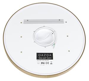 Kupaonsko ogledalo bakreno 50 cm uklj. LED s 3-stupanjskim prigušivanjem na dodir okruglo - Miral