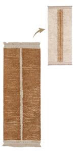 Ciglasta/bež pamučna staza 80x230 cm Duetto Toffee – Lorena Canals