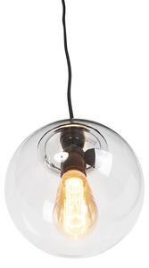 Moderna viseća svjetiljka prozirna 20 cm - Pallon