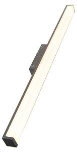 Moderna zidna svjetiljka za kupaonicu crna 92 cm IP44 - Cascada