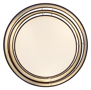 Moderna stropna svjetiljka smeđa 45 cm 3-svjetla - Drum Trio