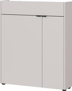 Krem ormarić u mat dekoru 83x99x22 cm Ameca – Germania