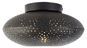 Orijentalna stropna svjetiljka crna sa zlatom 25 cm - Radiance