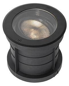Vanjski ugradbeni reflektor crni AR111 podesiv IP65 - Delux Honey