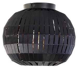 Moderna stropna svjetiljka crna 26 cm - Zoë