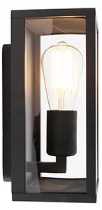 Pametna zidna svjetiljka crna 26 cm IP44 uklj. WiFi ST64 - Charlois