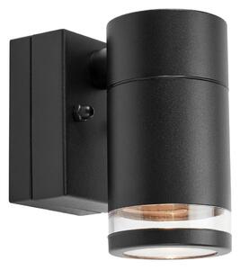 Markslöjd Luno LED vanjska zidna svjetiljka, crna, 1 žarulja, IP65, prigušljiva., prigušiva, Crno, Aluminij