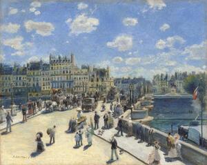 Reprodukcija Pont Neuf, Paris, 1872, Pierre Auguste Renoir