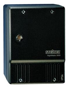 STEINEL 550516 - Prekidač za sumrak NightMatic 3000 Vario crna IP54