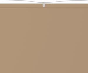 VidaXL Okomita tenda smeđe-siva 60 x 420 cm od tkanine Oxford