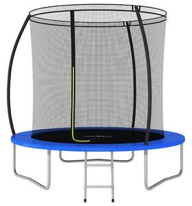 VidaXL Set trampolina okrugli 244 x 55 cm 100 kg