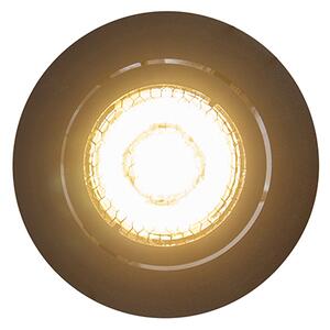 Set od 6 ugradbenih reflektora crni podesivi - Ude Honey