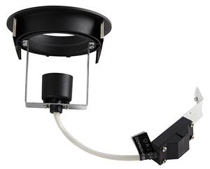 Set od 6 modernih crnih nagibnih ugradbenih reflektora AR70 - Cisco