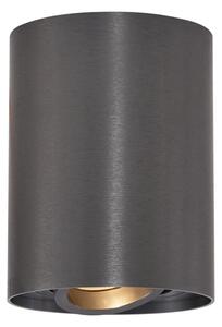 Moderno ugradno reflektorsko svjetlo tamnosivo GU10 50 mm podesivo - Rondoo Up