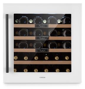 Klarstein Vinsider 36 Built-In Uno, ugradbeni ormarić za vino, 36 boca, 92 litre, nehrđajući čelik