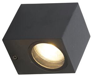 Set od 3 pametne zidne svjetiljke crne IP44 uklj. Zigbee GU10 - Baleno