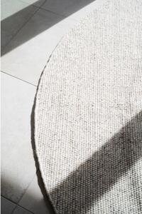 Svijetlo sivi vuneni okrugli tepih ø 250 cm Auckland - Rowico