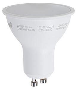 Set od 5 pametnih GU10 50mm prigušivih LED žarulja Opal 7W 630 lm 2700K