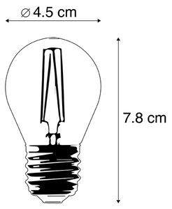 Set od 5 prigušivih LED žarulja E27 P45 4W 330lm 2100K