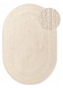 Obostrani/ručno rađen juten tepih u svijetloj prirodnoj boji 160x230 cm Braided – Hanse Home