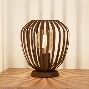 EGLO Stolna lampa Espinal, brušen brončana, visina 23 cm, metal E27, Bronca / stari mesing, Dnevni boravak/blagovaonica, Metal