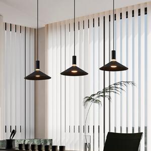 EGLO Pametna viseća lampa Conomavilla-Z, crna, 92 cm, 3 svjetla, CCT RGB, prigušiva, Crno, Dnevni boravak/blagovaonica, Metal