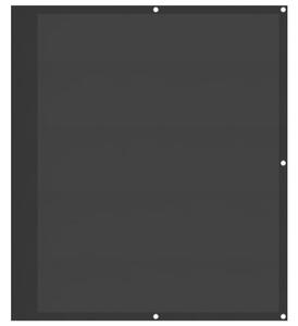 VidaXL Balkonski zaslon crni 120x700 cm 100 % poliester Oxford