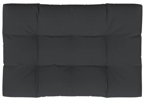 VidaXL Jastuk za palete crni 120 x 80 x 12 cm od tkanine