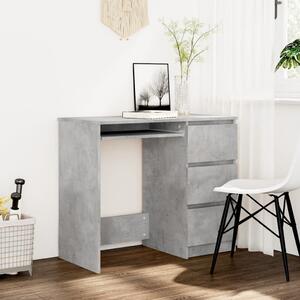 VidaXL Radni stol siva boja betona 90 x 45 x 76 cm od iverice