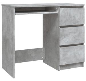 VidaXL Radni stol siva boja betona 90 x 45 x 76 cm od iverice