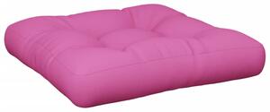 VidaXL Jastuk za palete ružičasti 50 x 50 x 12 cm od tkanine