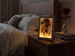 ATMOWOOD LED drveni okvir za fotografije s vašom vlastitom fotografijom