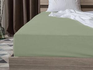 Jersey plahta svijetlo zelena 90 x 200 cm