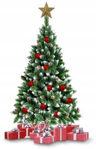 Božićno drvce s imitacijom snijega na granama visine 220 cm