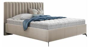 Krevet Beloit 102Bračni, Svijetlo smeđa, 140x200, Tkanina, Basi a doghePodnice za krevet, 149x216x106cm