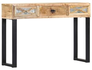 VidaXL Konzolni stol od masivnog drva manga 110 x 30 x 76 cm