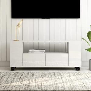 VidaXL TV ormarić visoki sjaj bijeli 120 x 35 x 43 cm od iverice