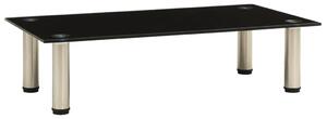 VidaXL TV stalak crni 60 x 35 x 17 cm od kaljenog stakla