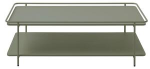 Zeleni metalni stolić za kavu 55x110 cm Yuba – Unique Furniture